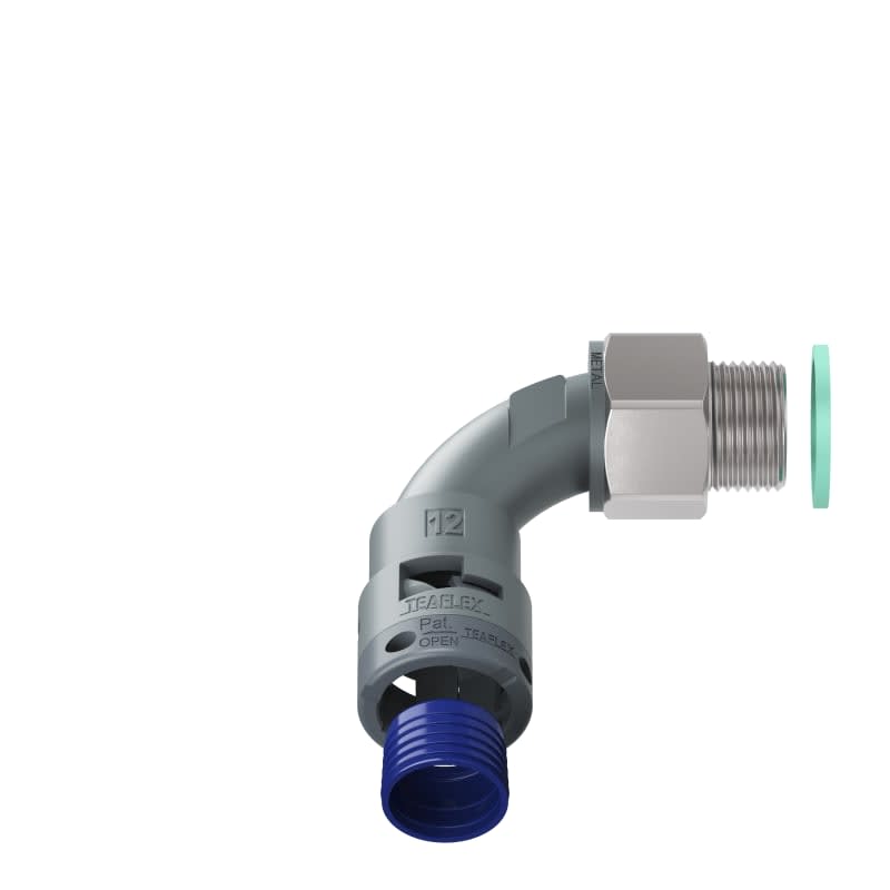 TEAFLEX - CURVA 90 IP68 BN12 PG11 GRIGI