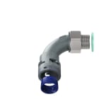 TEAFLEX - CURVA 90 IP68 BN17 PG13 GRIGI M8GBN17P13