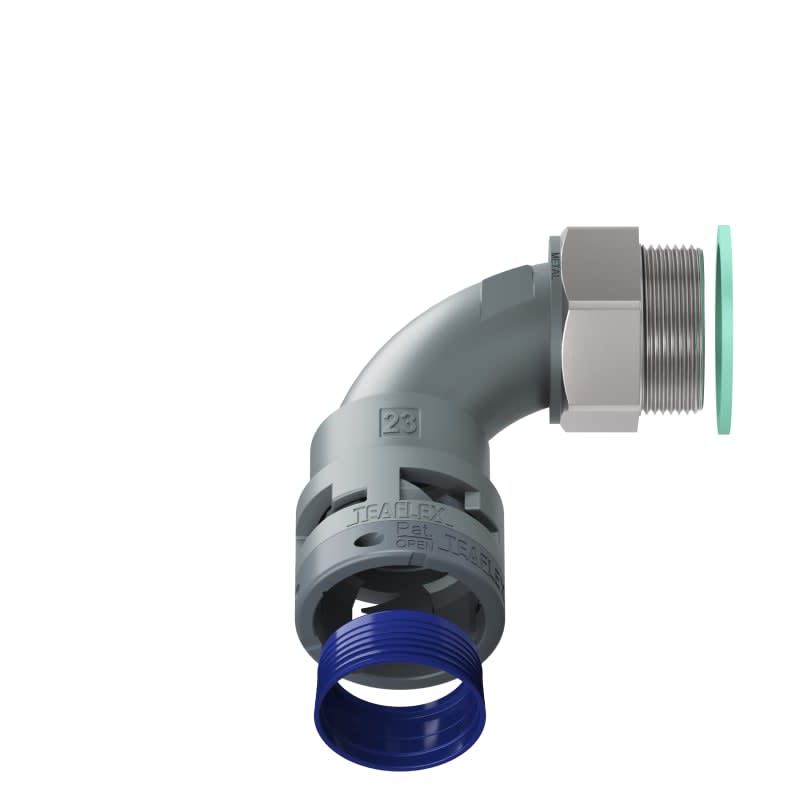 TEAFLEX - CURVA 90 IP68 BN23 M32 GRIGI M8GBN23M32