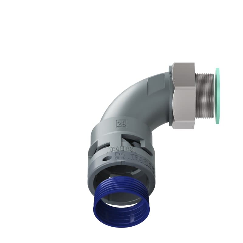 TEAFLEX - CURVA 90 IP68 BN29 M32 GRIGI M8GBN29M32