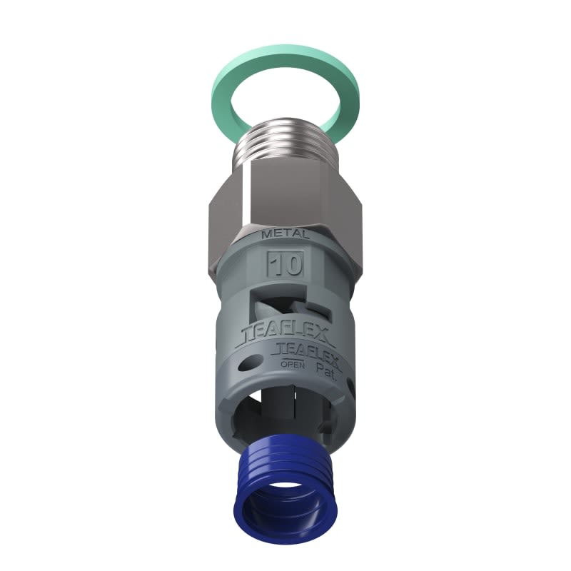 TEAFLEX - RACC.GRIGIO IP68 SM10 M16X1,5 M8GSM10M16