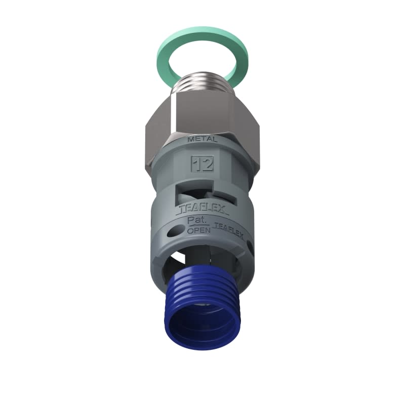 TEAFLEX - RACC.GRIGIO IP68 SM12  M16X1,5 M8GSM12M16