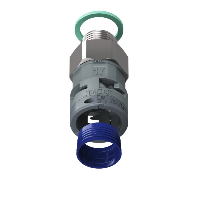 TEAFLEX - RACC.GRIGIO IP68 SM17 M20X1,5