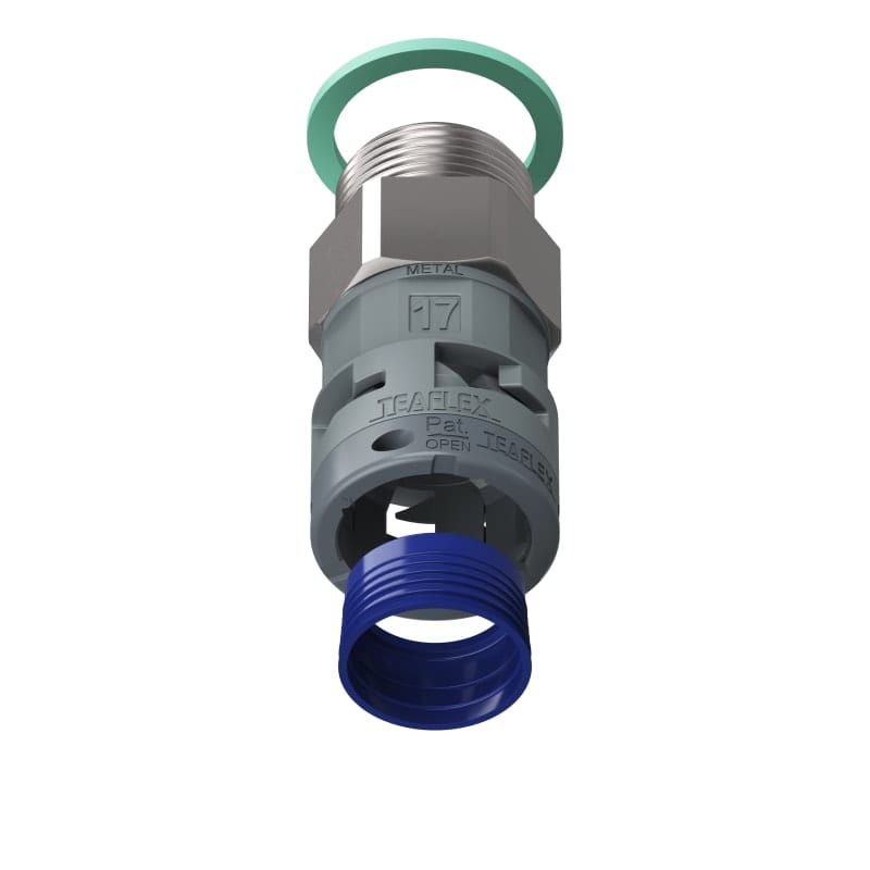 TEAFLEX - RACC.GRIGIO IP68 SM17 M25X1,5