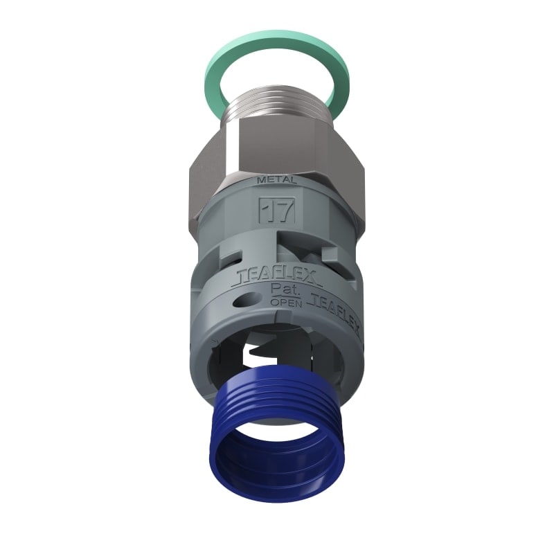 TEAFLEX - RACC.GRIGIO IP68 SM17 PG13,5