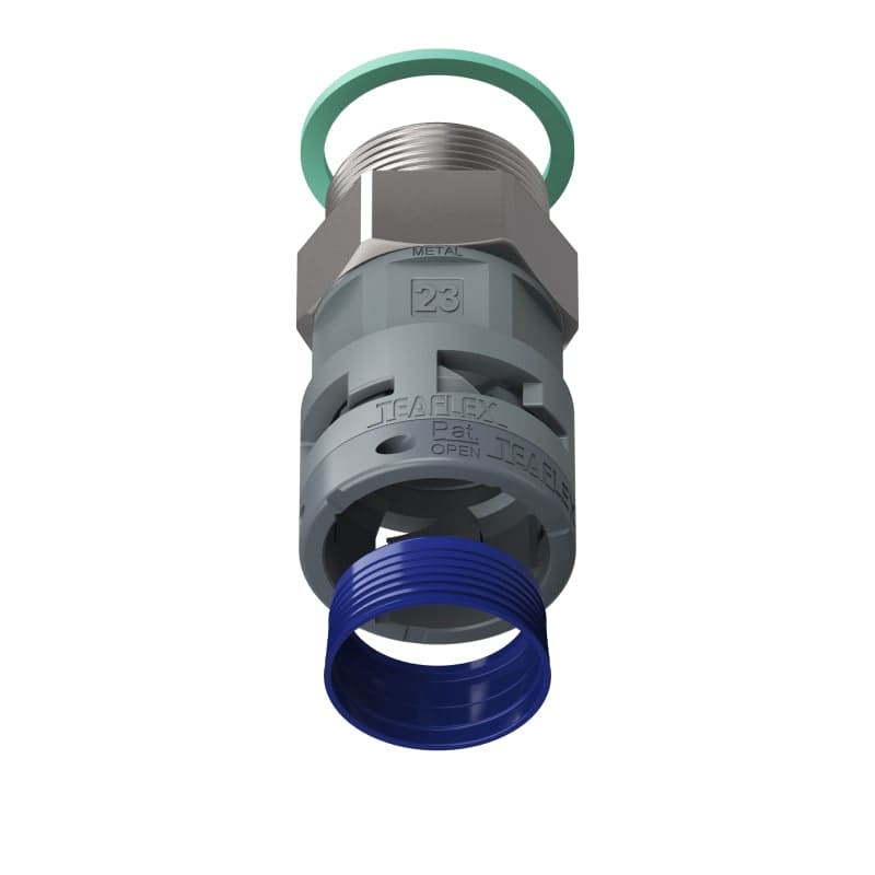 TEAFLEX - RACC.GRIGIO IP68 SM23 M32X1,5