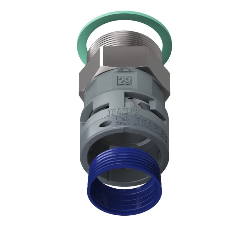 TEAFLEX - RACC.GRIGIO IP68 SM29 M40X1,5
