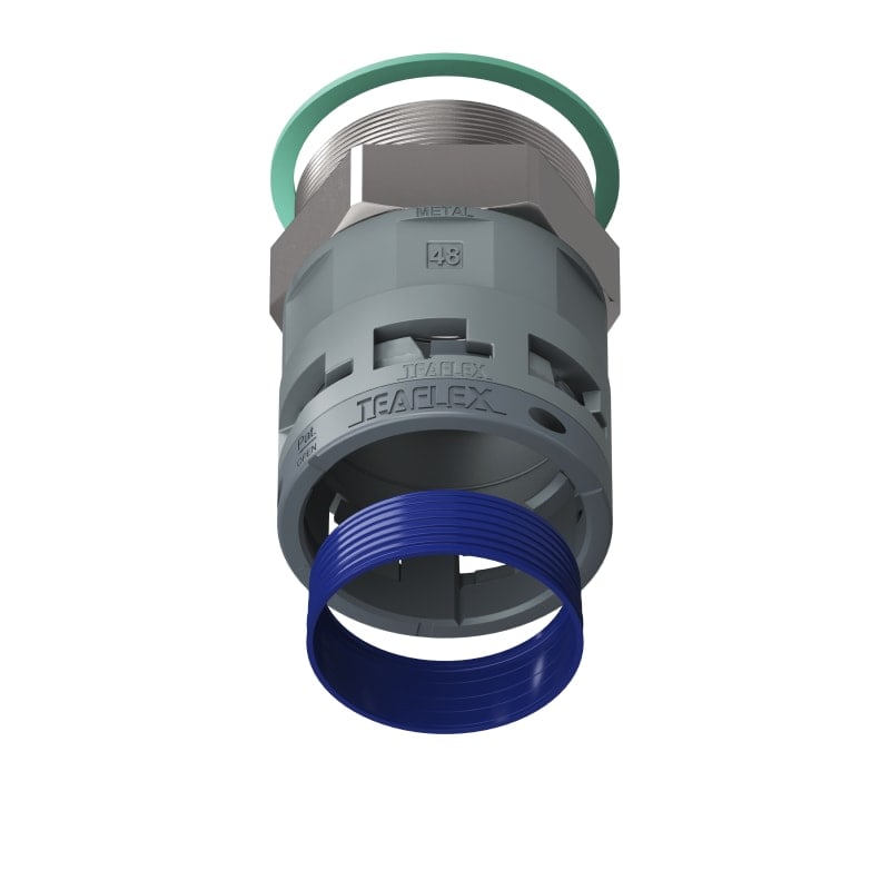 TEAFLEX - RACC.GRIGIO IP68 SM48 M63X1,5