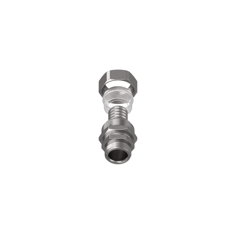 TEAFLEX - Raccordo ottone nichelato maschio girevole filetto PG per guaine poliammide IP67.