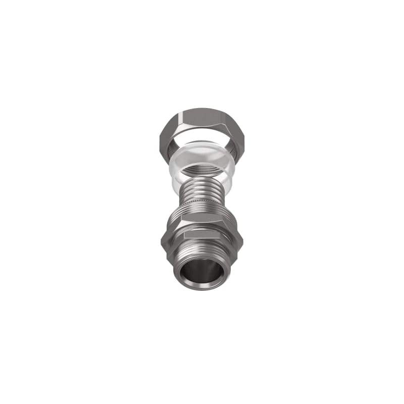 TEAFLEX - Raccordo ottone nichelato maschio girevole filetto PG per guaine poliammide IP67.