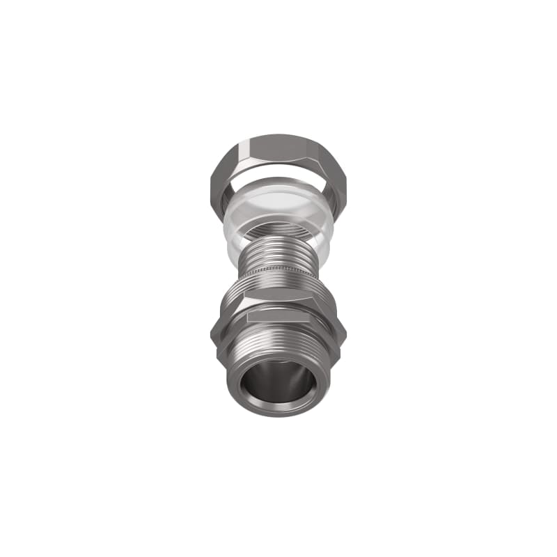 TEAFLEX - Raccordo ottone nichelato maschio girevole filetto PG per guaine poliammide IP67.