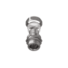 TEAFLEX - Raccordo ottone nichelato maschio girevole filetto PG per guaine poliammide IP67.