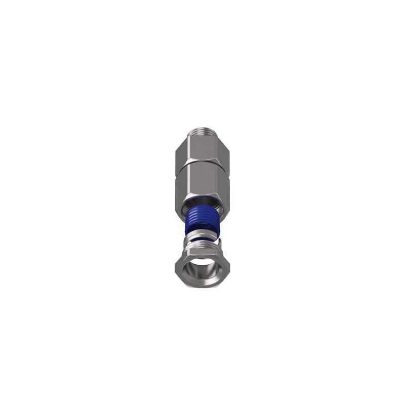 TEAFLEX - Raccordo rapido in ottone nichelato maschio girevole per guaine corrugate in poliammide IP67 ISO16 D.12.