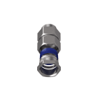 TEAFLEX - Raccordo ottone nichelato maschio girevole per guaine corrugate poliammide IP67.
