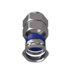 TEAFLEX - Raccordo ottone nichelato maschio girevole per guaine corrugate poliammide IP67 M.G. rapido D.48 ISO50. MRGM508