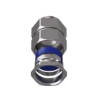 TEAFLEX - Raccordo ottone nichelato maschio girevole per guaine corrugate poliammide IP67 M.G. rapido D.48 ISO50.