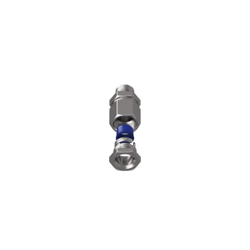 TEAFLEX - Raccordo ottone nichelato maschio girevole per guaine corrugate poliammide IP67.