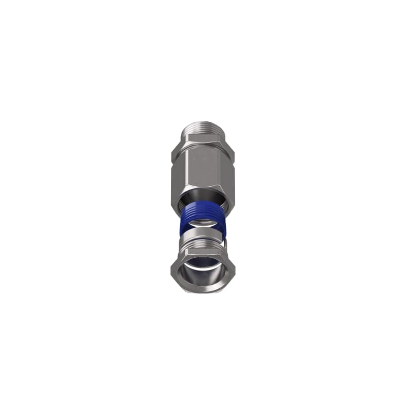 TEAFLEX - Raccordo ottone nichelato maschio girevole per guaine corrugate poliammide IP67.