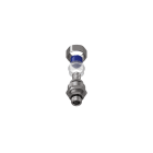 TEAFLEX - Raccordo girevole maschio in ottone nichelato per guaine in poliammide trecciate IP67 M16X1,5. P12MG12M16