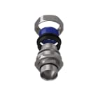 TEAFLEX - Raccordo girevole maschio in ottone nichelato per guaine poliammide trecciate IP67 M40X1,5.