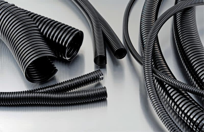 TEAFLEX - Guaina apribile corrugata PA45B PADC in poliammide IP54. PADC45