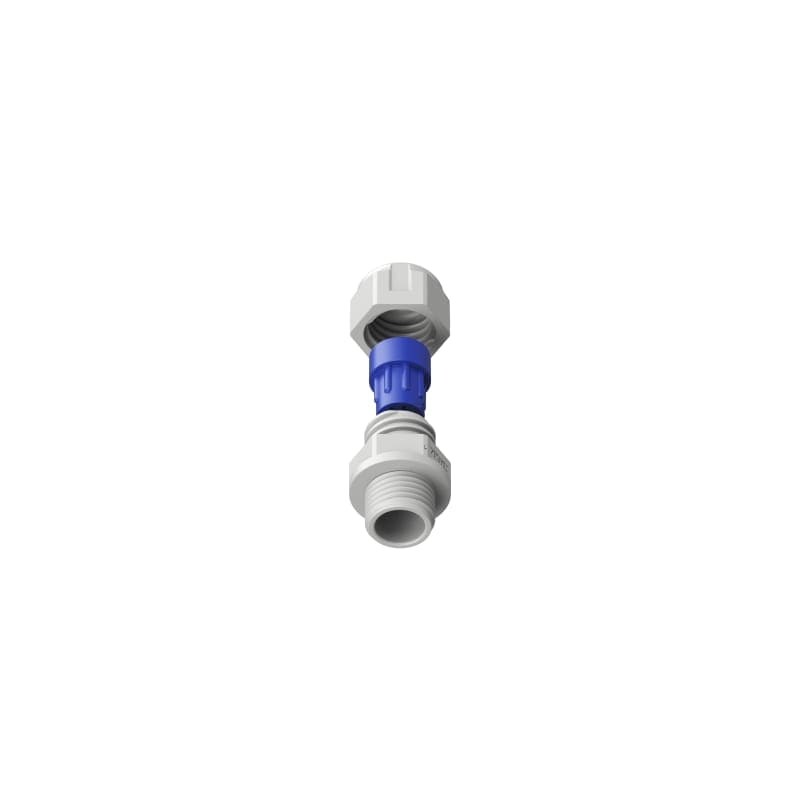 TEAFLEX - Pressacavo in poliammide PA6 IP68 con 1 foro per cavi da 4 a 6,5 mm, grado di protezione IP68.