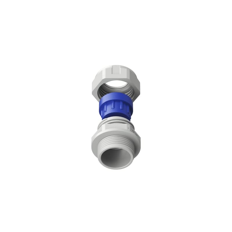 TEAFLEX - Pressacavo in poliammide PA6 IP68 con 1 foro e diametro da 6,5 a 9,5 mm, standard PG16.