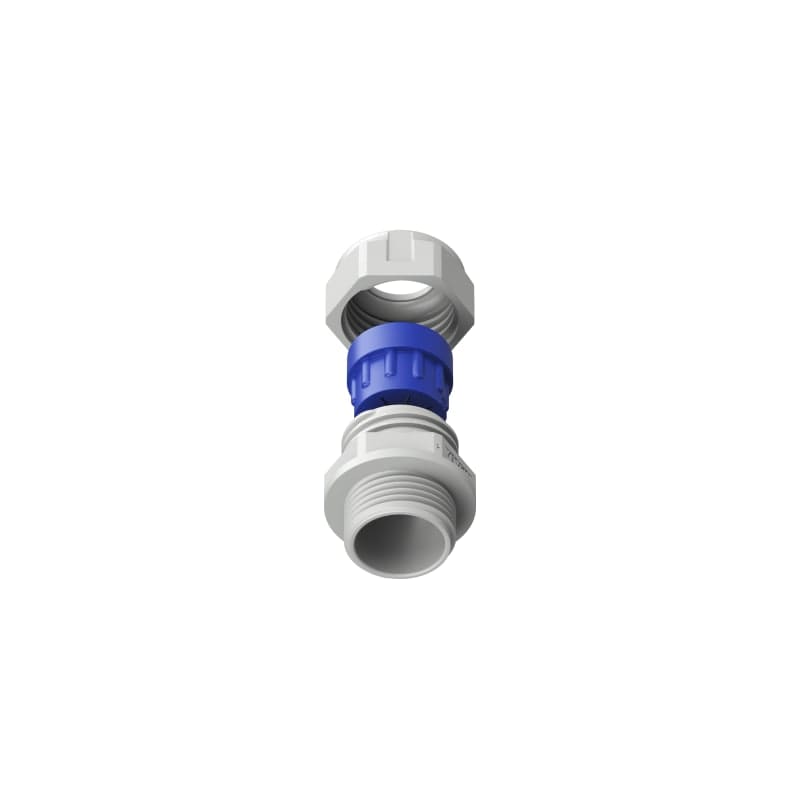 TEAFLEX - Pressacavo in poliammide PA6 IP68 con 1 foro, diametro 9-13 mm, conforme a ISO20.