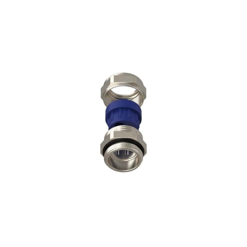 TEAFLEX - Pressacavo multifunzionale 1x5-2x6 in ottone nichelato IP68 con PG16 e 3 fori.