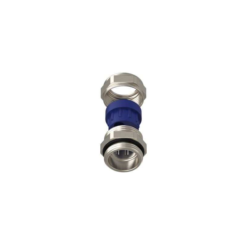 TEAFLEX - Pressacavo multiforo 1x6-1x7,5-1x7 SPG16 in ottone nichelato IP68.