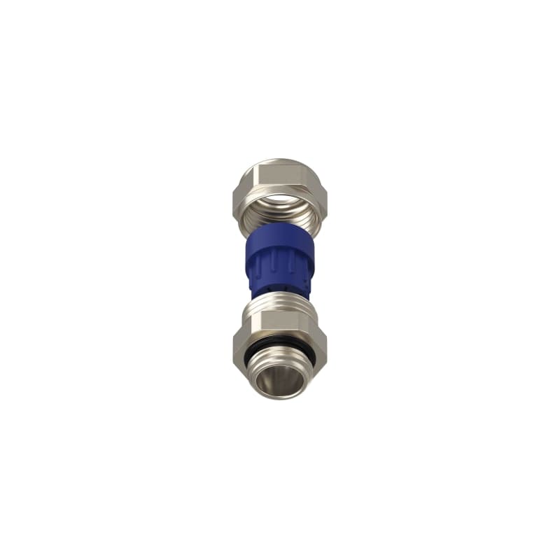 TEAFLEX - Pressacavo PRA 1 foro in ottone nichelato IP68 6,5-9,5 1/4.