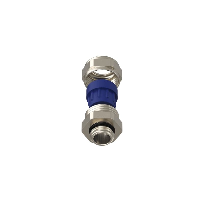 TEAFLEX - Pressacavo allargato 7-10,5 mm 1/4 in ottone nichelato IP68.