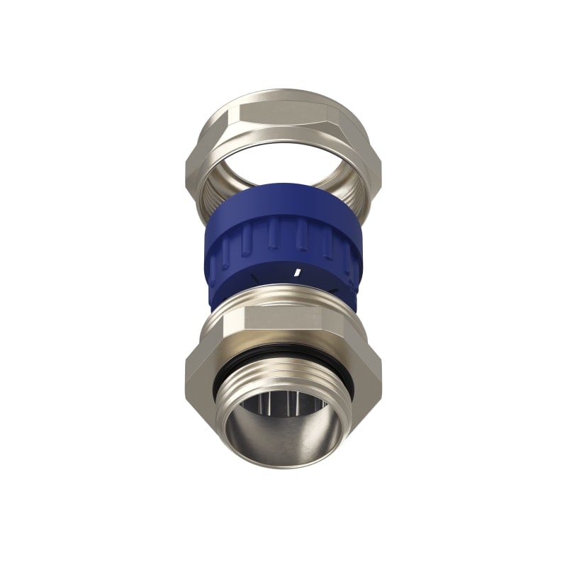 TEAFLEX - Pressacavo allargato 19-23 3/4 in ottone nichelato IP68.