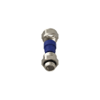 TEAFLEX - Pressacavo allargabile 6,5-9,5 PG07 in ottone nichelato IP68 con 1 foro.