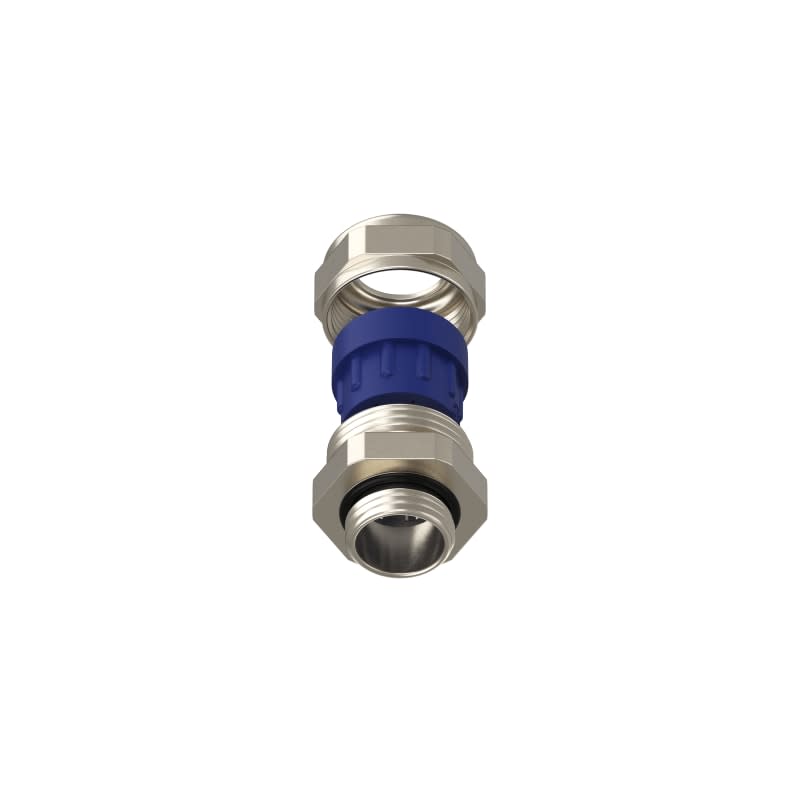 TEAFLEX - Pressacavo allargato 9-13 PG09 in ottone nichelato IP68 con 1 foro.