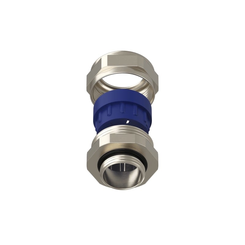 TEAFLEX - Pressacavo allargato 17-20,5 PG13,5 in ottone nichelato IP68 con 1 foro.