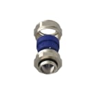 TEAFLEX - Pressacavo allargato 17-20,5 PG13,5 in ottone nichelato IP68 con 1 foro.