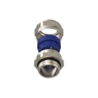 TEAFLEX - Pressacavo allargabile 17-20,5 M25x1,5 in ottone nichelato IP68 con 1 foro.