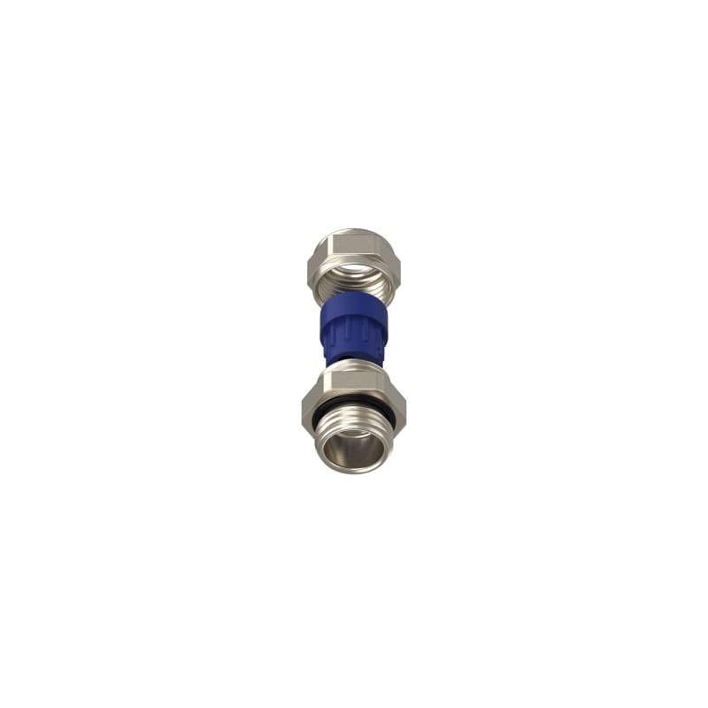 TEAFLEX - Pressacavo multifunzionale 2x4 ISO16 in ottone nichelato IP68.