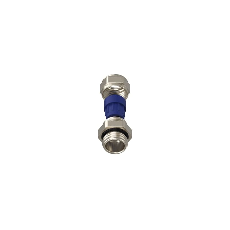 TEAFLEX - Pressacavo multifunzionale 3x3 ISO16 in ottone nichelato IP68.
