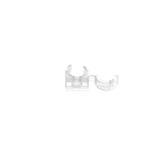 TEAFLEX - FISSA GUAINA+CLIP PSC17 PVDF