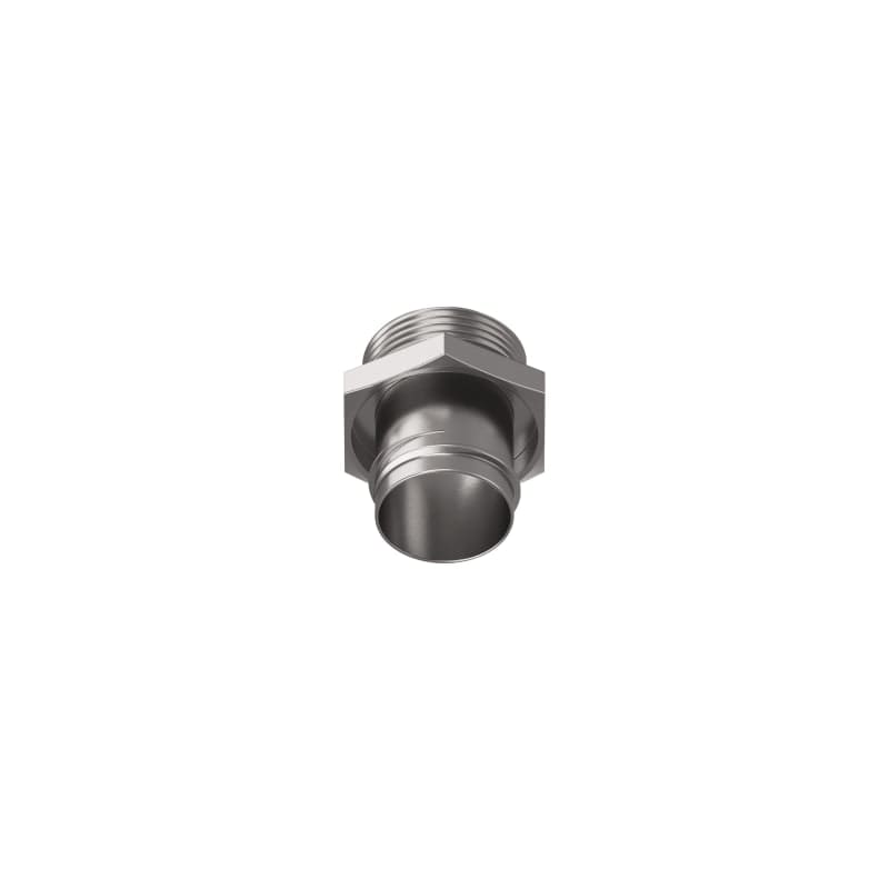 TEAFLEX - Raccordo SVMF in ottone nichelato filetto maschio fisso IP50 M25X1,5.