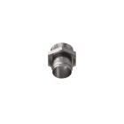 TEAFLEX - Raccordo SVMF in ottone nichelato filetto maschio fisso IP50 M25X1,5.