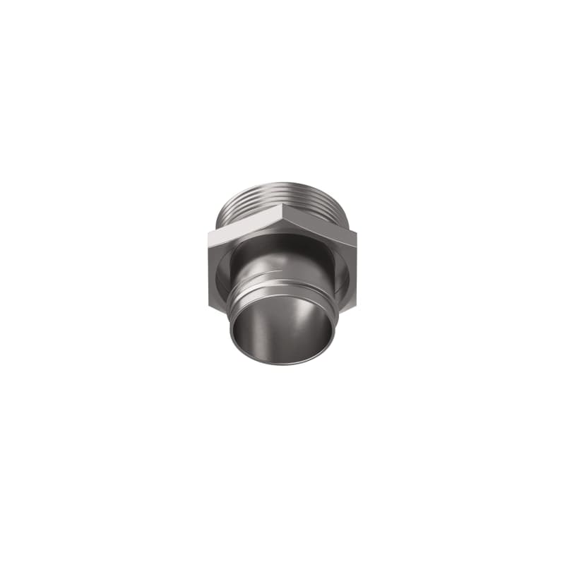 TEAFLEX - Raccordo SVMF in ottone nichelato filetto maschio fisso IP50 25 M32X1,5.