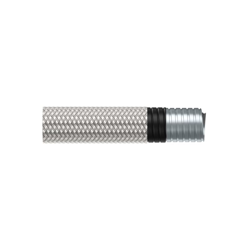 TEAFLEX - Tubo in acciaio zincato con guaina in poliuretano aspirato D.50 IP68.