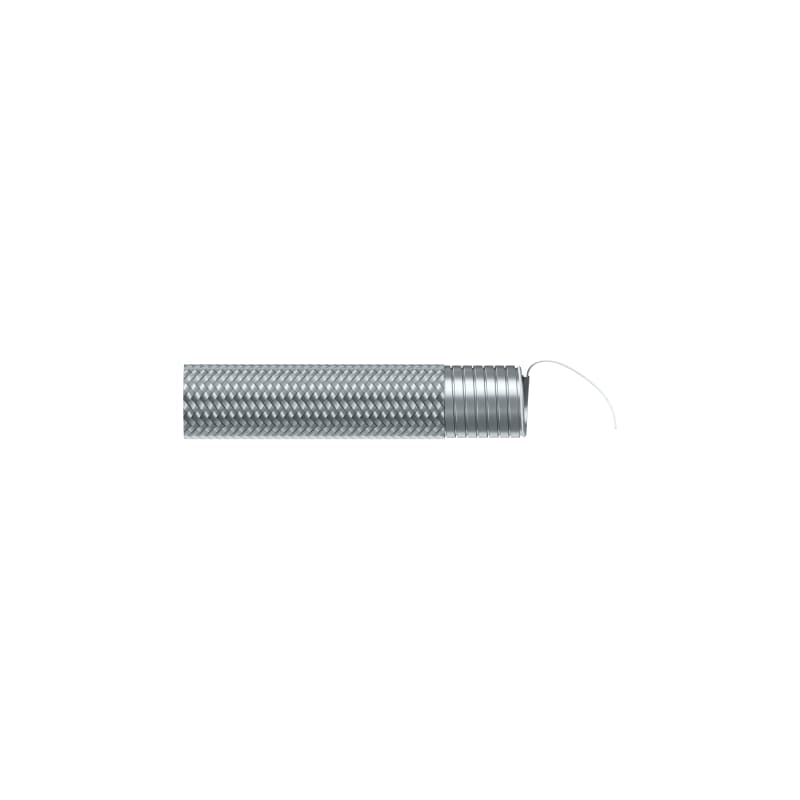 TEAFLEX - Guaina in acciaio zincato rivestita con treccia IP40 per tubo TP50.