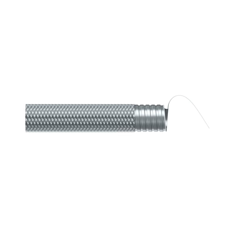 TEAFLEX - Guaina in acciaio zincato TP con treccia IP40.