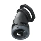 TEAFLEX - CURVA 45 IP66 BF36 PG36 NERO U6BBF36P36