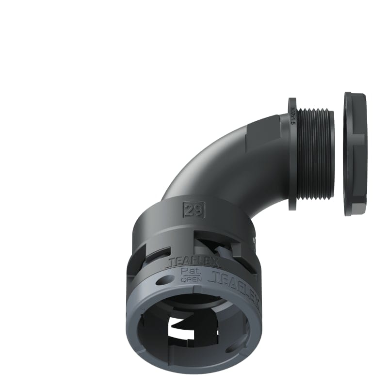 TEAFLEX - CURVA 90 IP66 BN29 M32 NERO