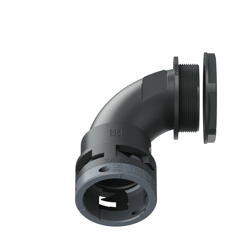 TEAFLEX - CURVA 90 IP66 BN36 M50 NERO